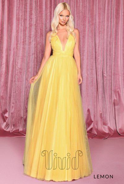 Nicoletta Azalea Gown NC3074 in Lemon / Yellows
